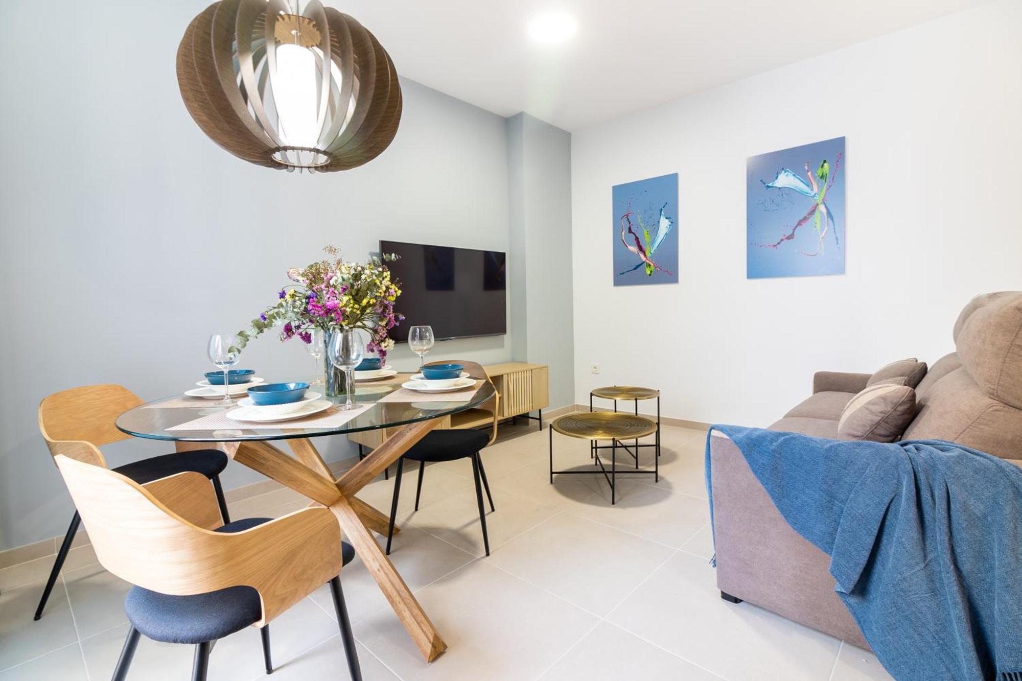 Appartamento Malaga Center Flat Mariblanca 12 Sun & Terrace Boutique Camera foto