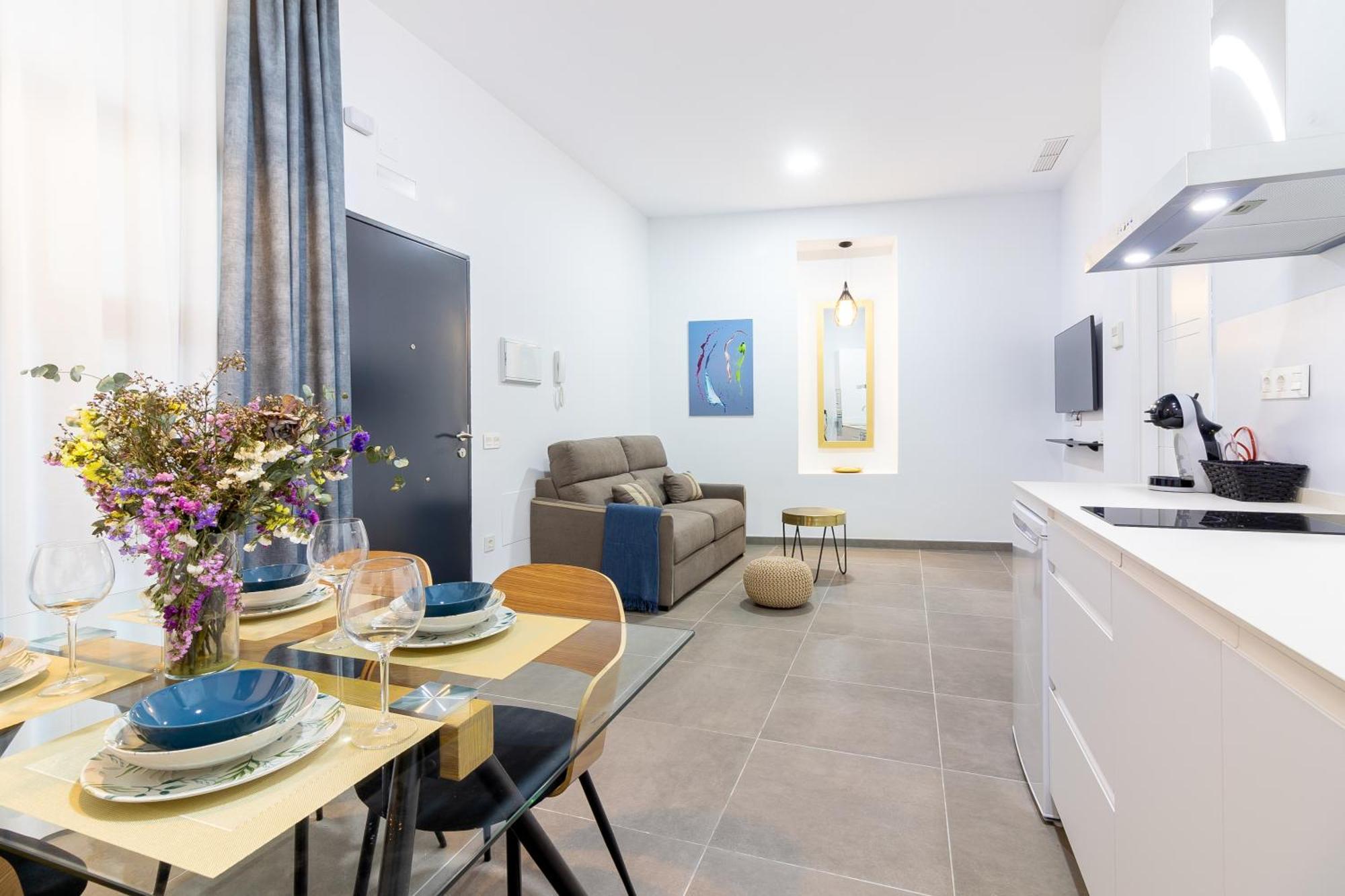 Appartamento Malaga Center Flat Mariblanca 12 Sun & Terrace Boutique Camera foto